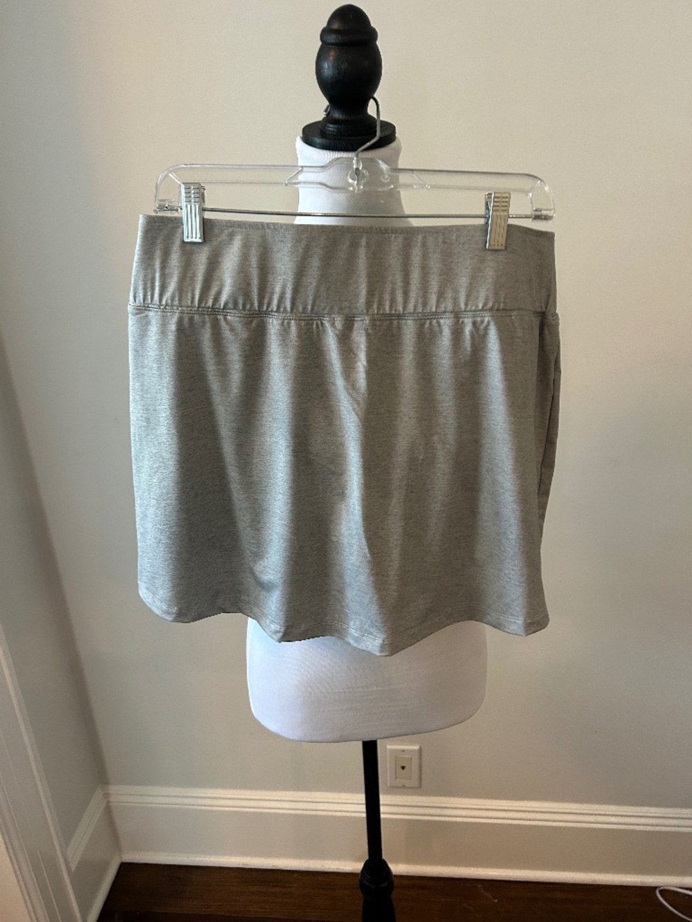 Prince preppy old money classic New England luxury grey tennis skirt